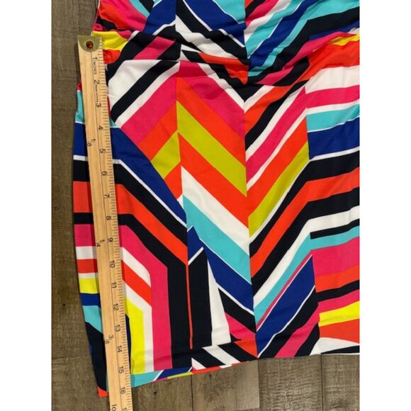 Trina Turk Amaya Geometric Dress Small Body Con Designer Color Block Patterned - Picture 6 of 7